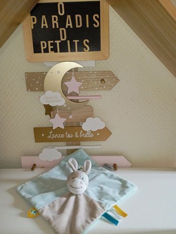 Doudou cheval attache tétine tim et tiloo