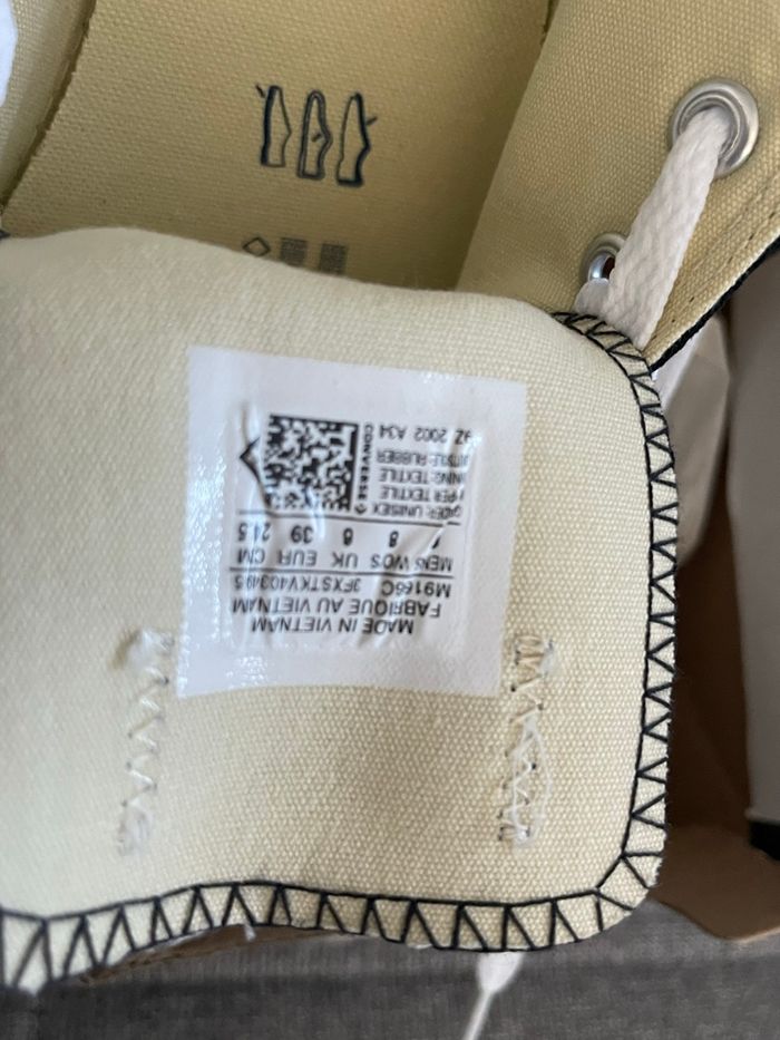 Converse basse noire 39 neuve - photo numéro 4