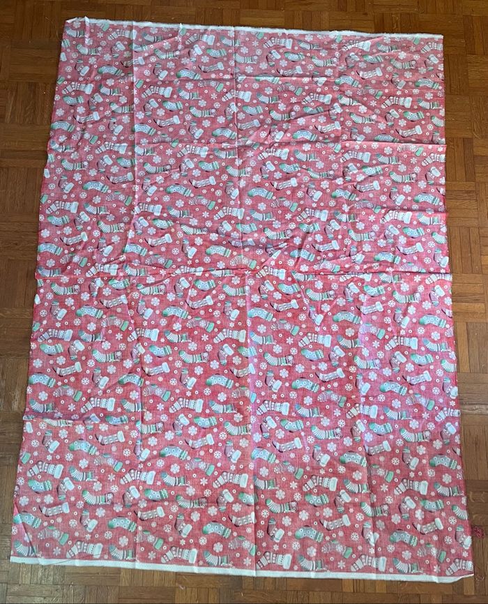 Tissu imprimé boules de Noël - photo numéro 4