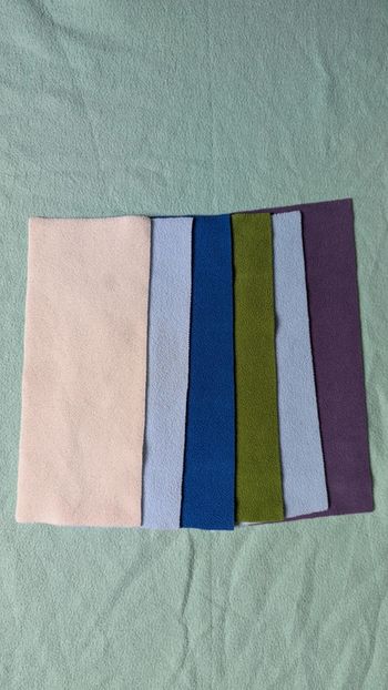 Lot 6 voiles polaires lavables