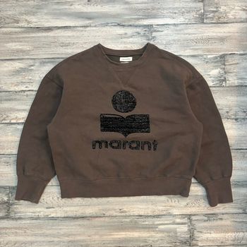 Sweat | Hoodie | Pull Isabel Marant Marron A Payette Noir 