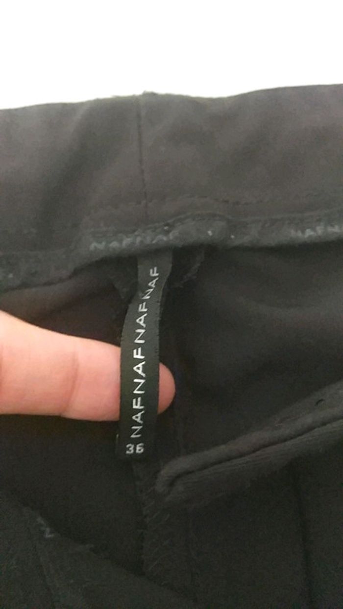 Pantalon habillé droit noir Naf Naf 36 - photo numéro 6
