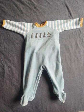 Pijama pingouin Petit bateau 9 mois