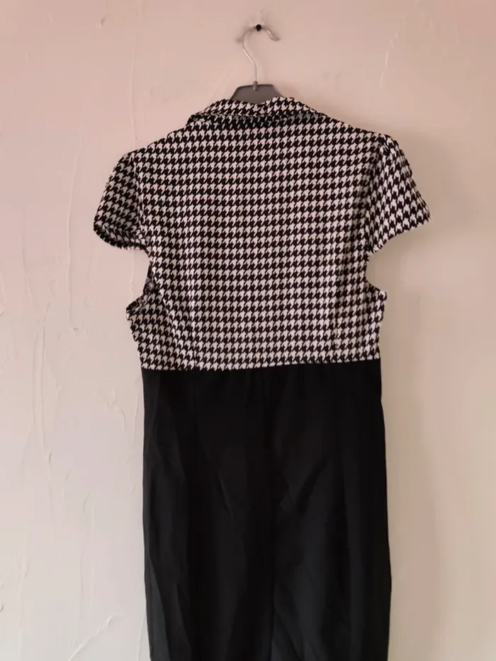 Magnifique robe pied de poule taille 38 - photo numéro 5