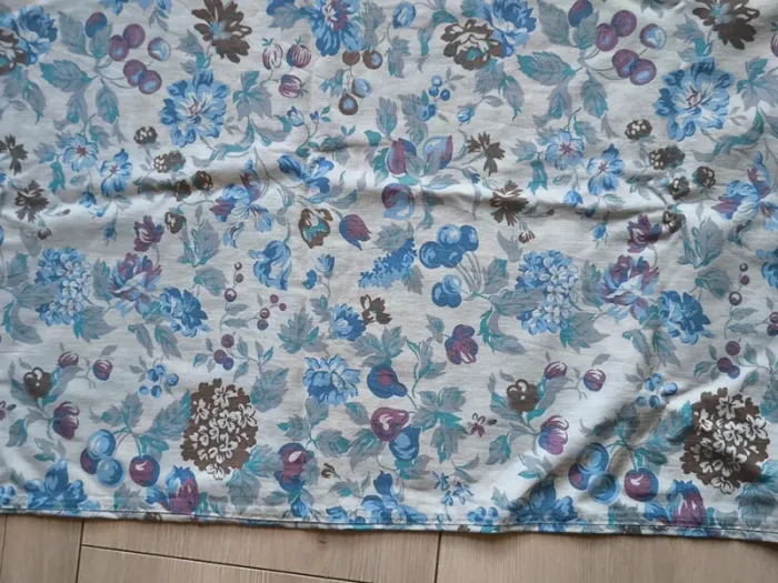 Taie de traversin vintage motif floral 167 X 42 cm - photo numéro 10