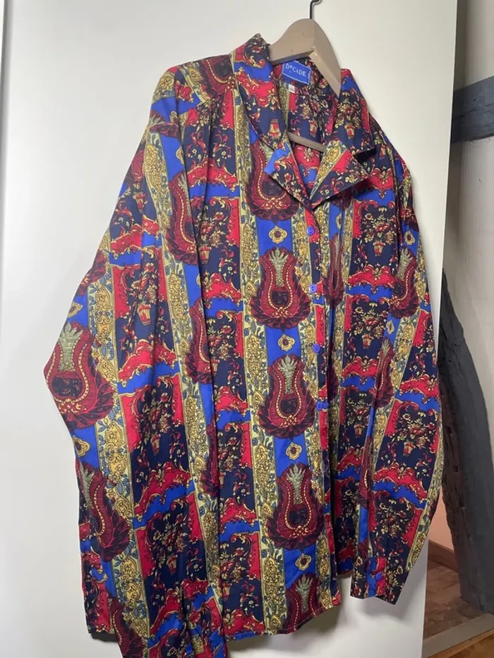 Chemise vintage femme taille 46 ou 48 / Kiabi décade - photo numéro 3