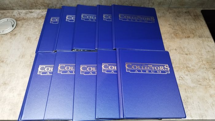 Lot de 10 Ultra Pro portfolio 180 Bleu cartes Album Classeur A4 card farde Binder
