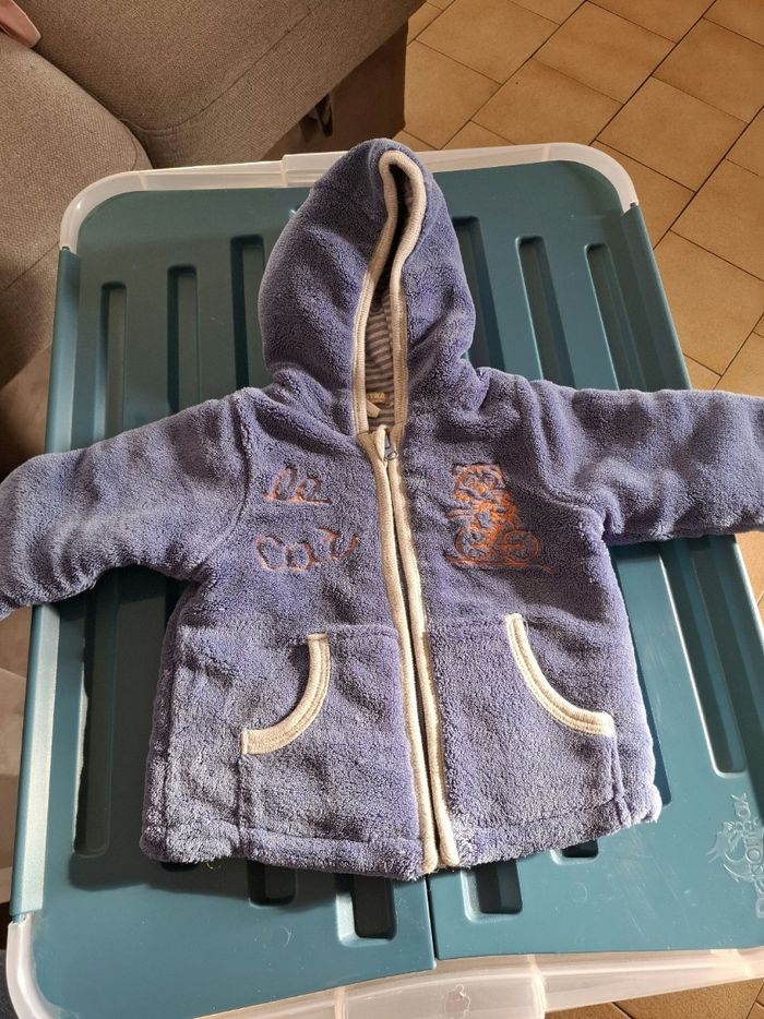 Veste polaire bleu - photo numéro 3