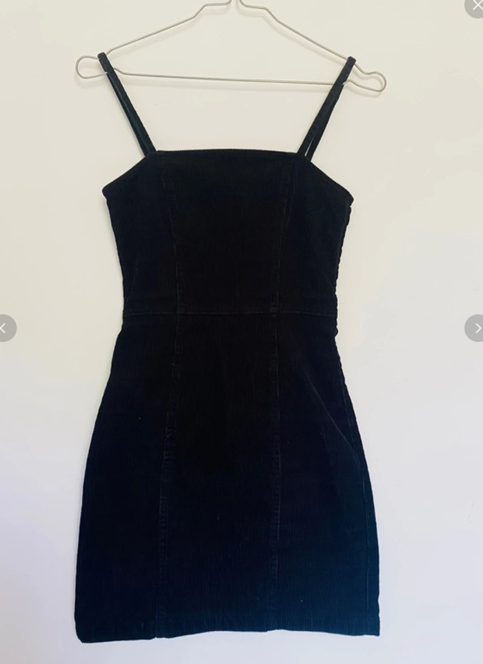 Robe bretelle velours côtelé - photo numéro 3