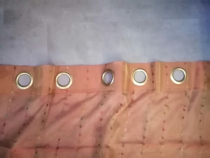 rideau couleur couleur brique - photo numéro 2