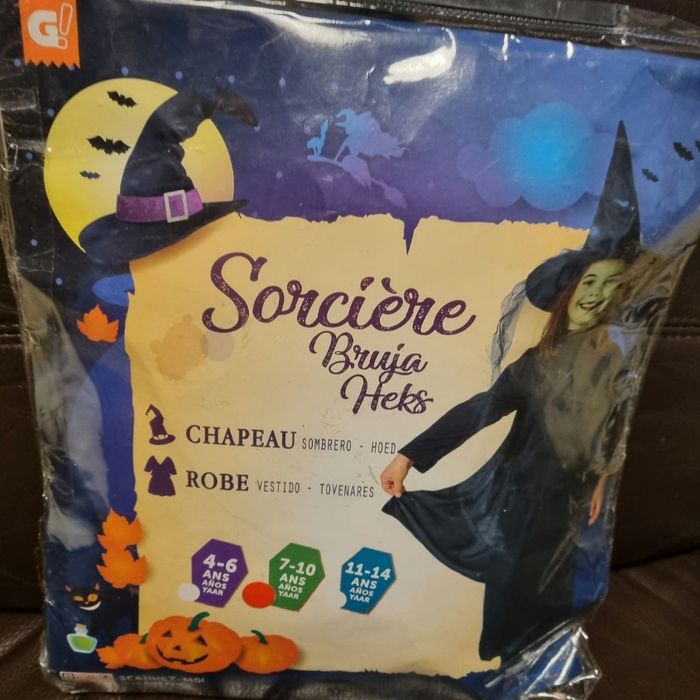 déguisement HALLOWEEN Sorcière taille 7 / 10 ans 🎃 NEUF 🎃 - photo numéro 7