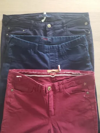 Lot 3 pantalons Bershka femme