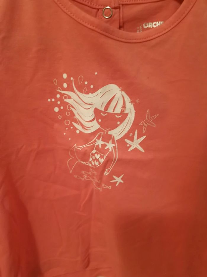 T-shirt manches courtes rose - photo numéro 2