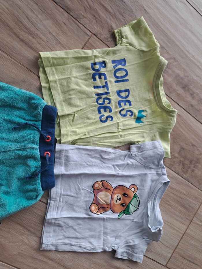 Lot 2 tee shirt 1 short - photo numéro 2