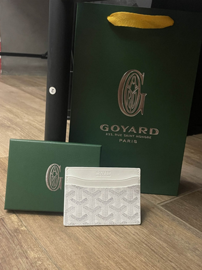 Porte Carte Goyard Blanc