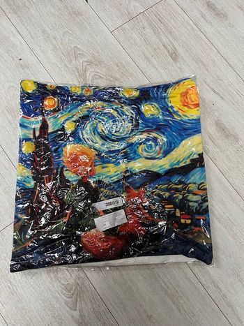 Housse coussin  Taille 45*45cm  motifs petit prince nuit étoilée