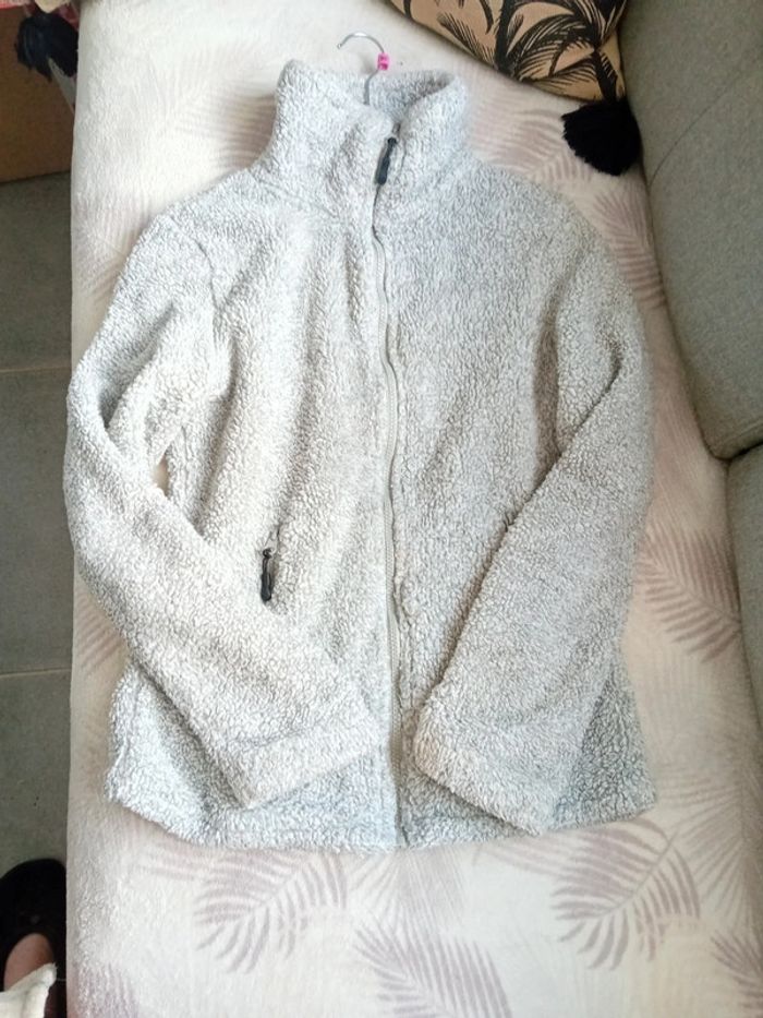 Gilet zippé Polaire Gris S/36