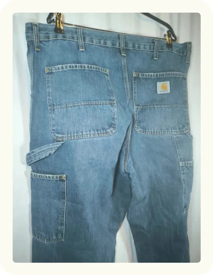 Jean baggy avec poches Homme Carhartt Taille 40 L - photo numéro 6