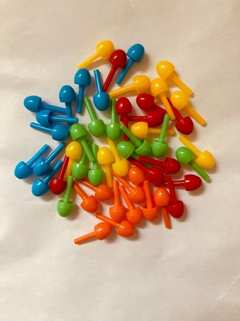 Lot de 50 picots colorés 