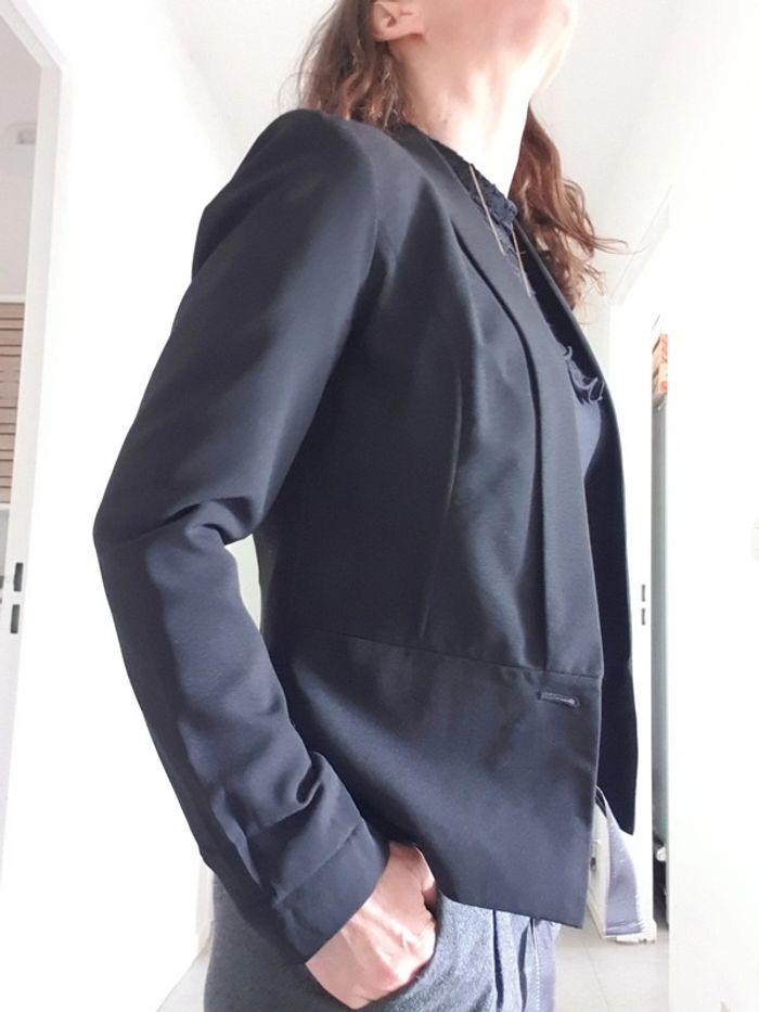 Veste tailleur haut gilet pimkie noir taille 36