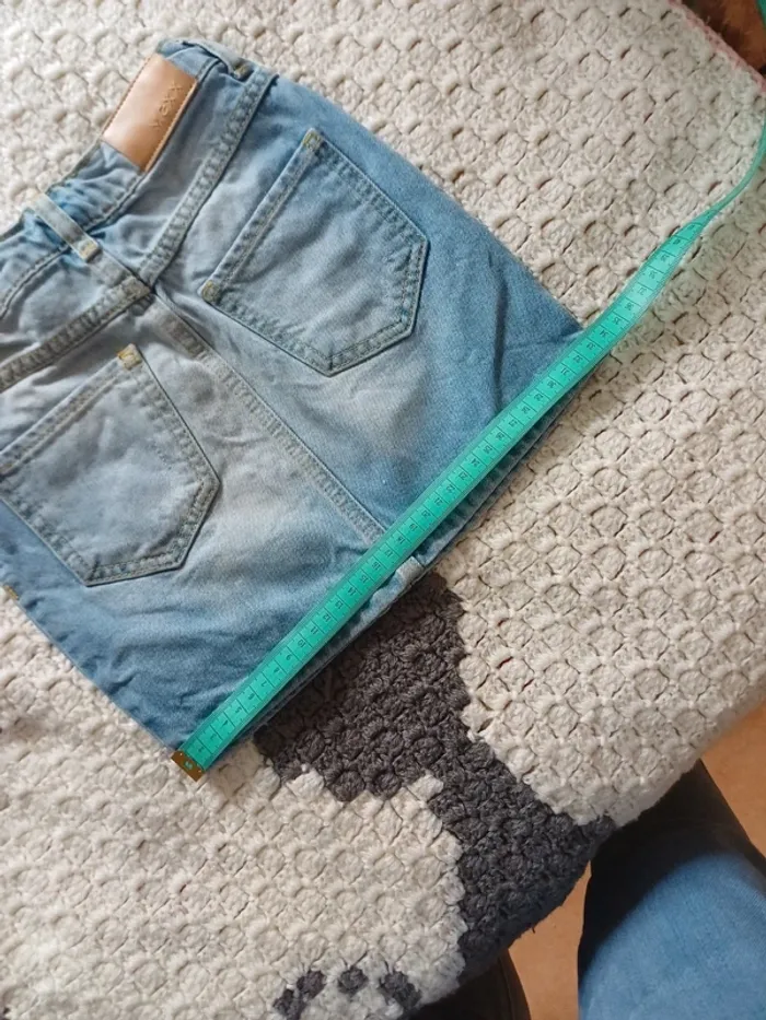 Jupe en jean taille réglable - photo numéro 7