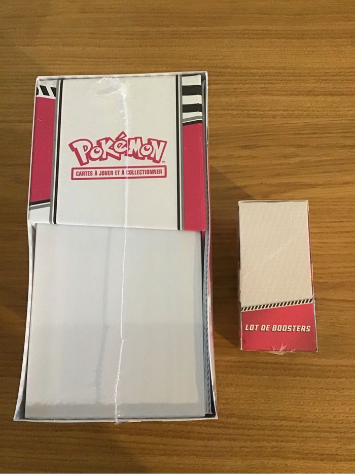 Lot coffrets cartes Pokémon Flamme blanche ETB Bundle EV10.5 15 boosters collection - photo numéro 3