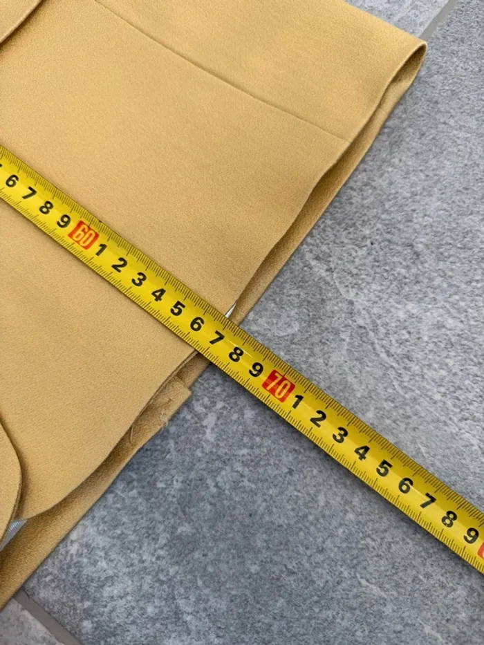 Tailleur ensemble blazer et pantalon Maison Sarah Lavoine doré taille XS parfait état - photo numéro 15