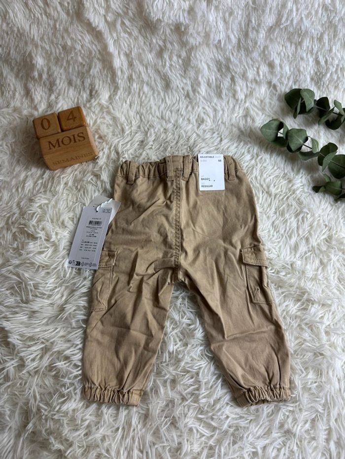 Pantalon beige name it taille 4-6 mois - photo numéro 6