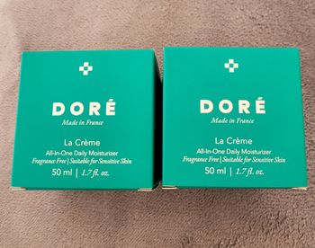 Lot crème hydratante visage Doré
