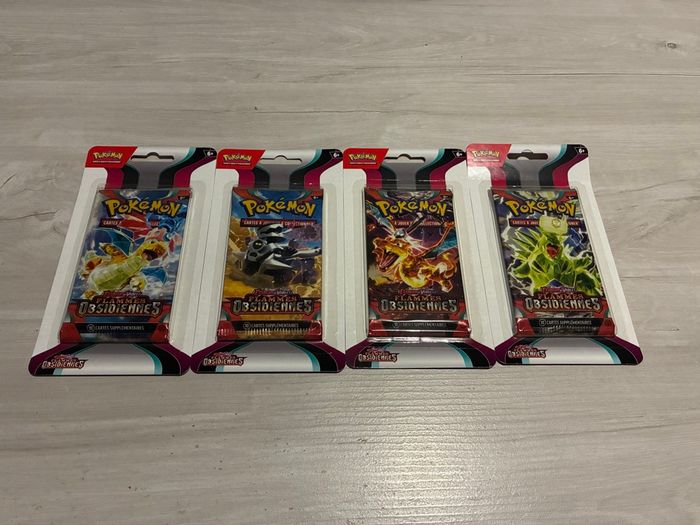 Blister carton EV3 Flammes Obsidiennes artset - photo numéro 1