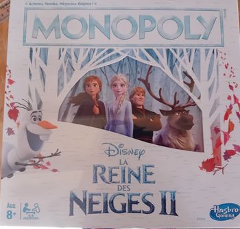 Jeu de société monopoly reine des neiges