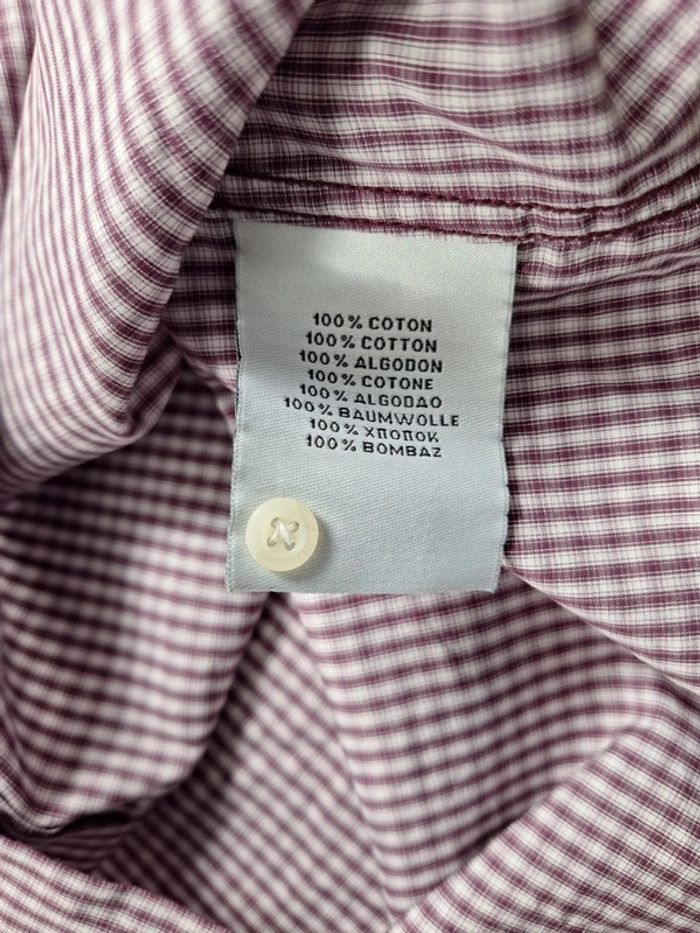 Chemise chevignon manches longues à carreaux homme / slim / taille XL (415) - photo numéro 9