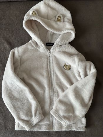 Veste polaire crème