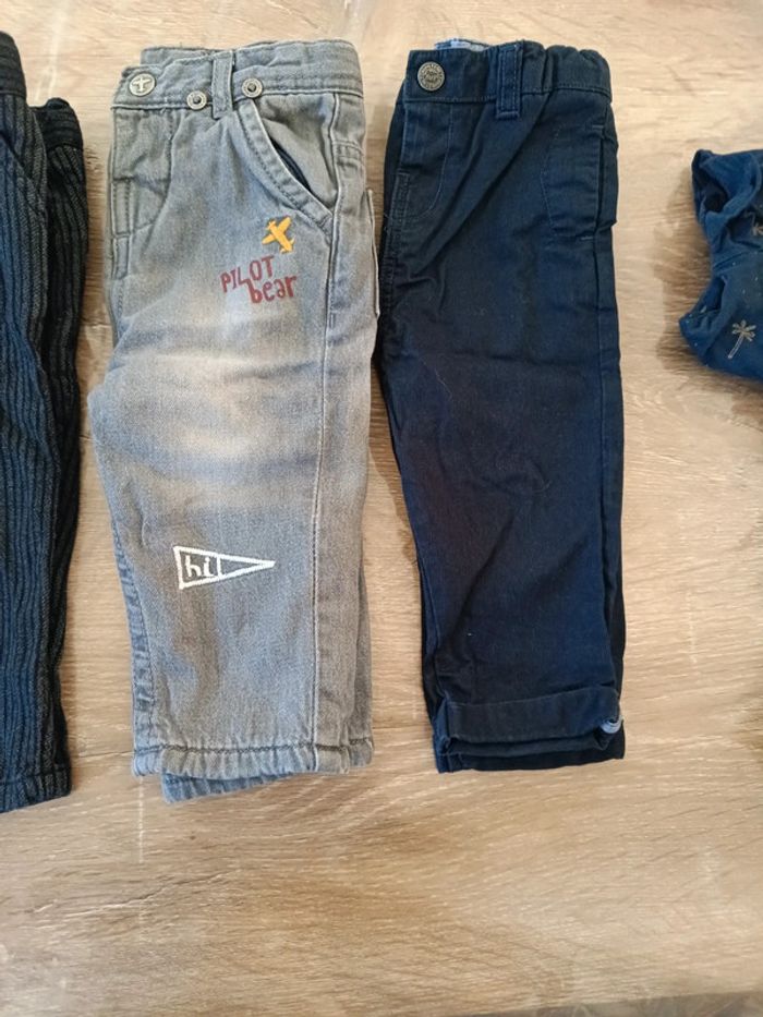 Lot pantalons garçon 9 mois - photo numéro 4