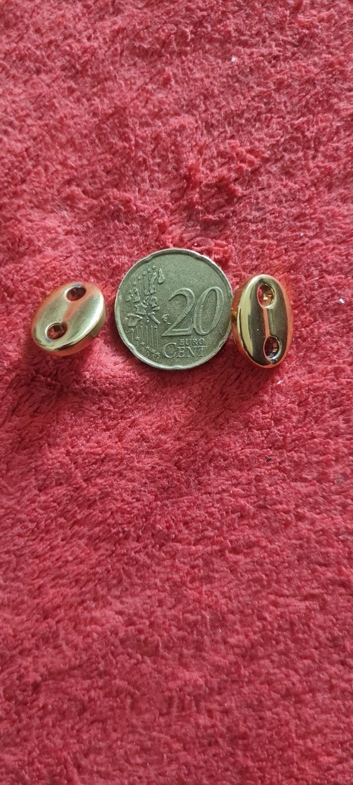 Boucle d'oreilles graine de café - photo numéro 3