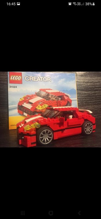 Lego 3 en 1 - 31 024 - Le bolide rouge