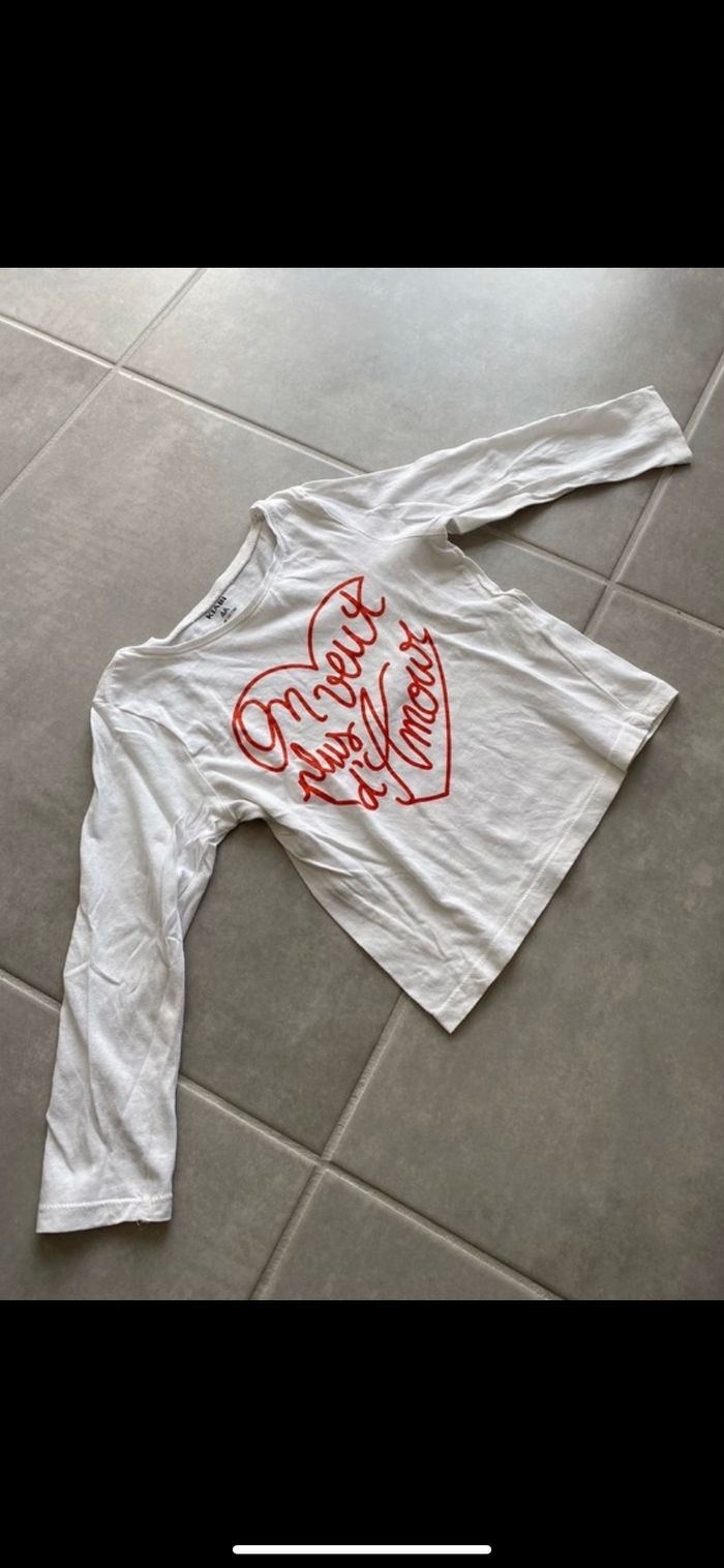 Tee shirt manches longues 4 ans