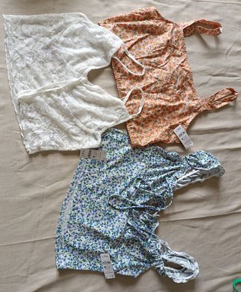 Lot de 3 tops été – Taille XL – Neufs avec étiquette