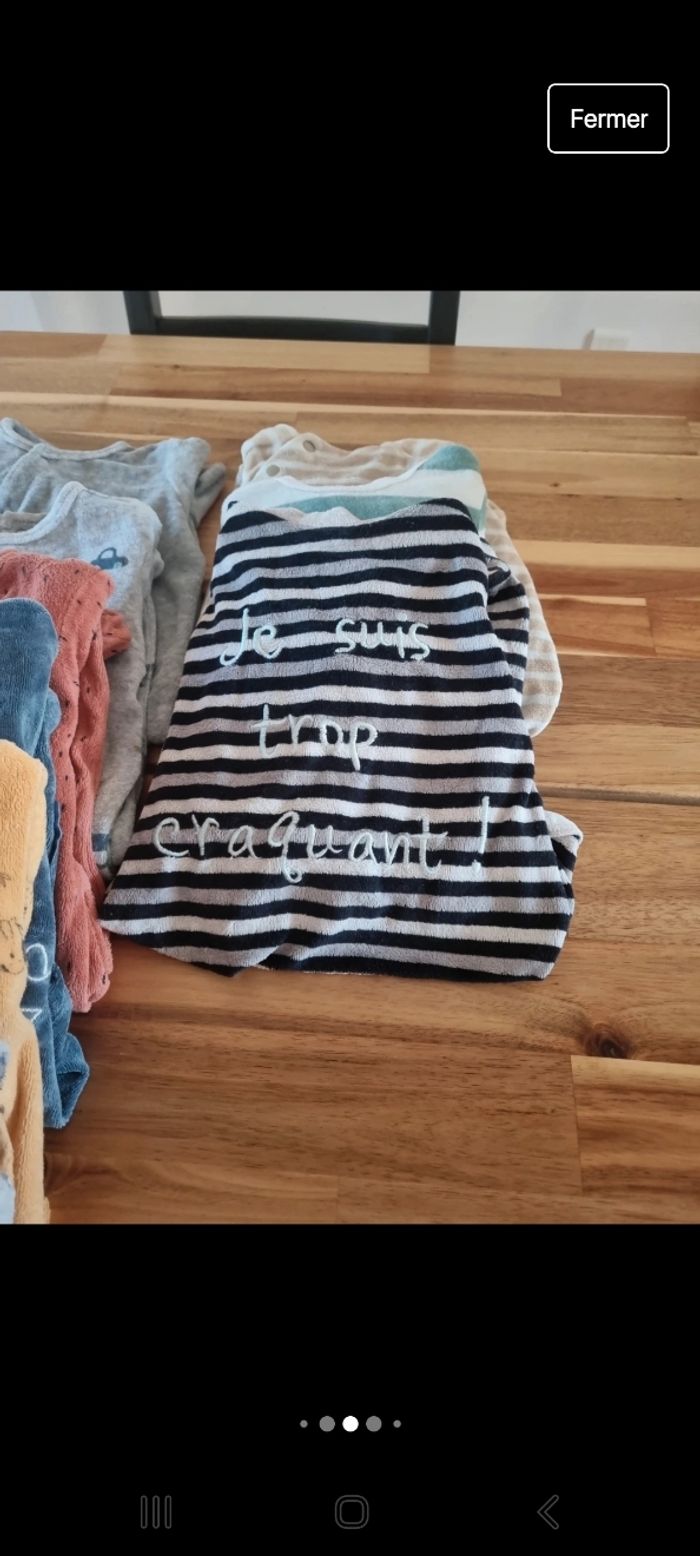 Pyjamas 6 mois - photo numéro 5