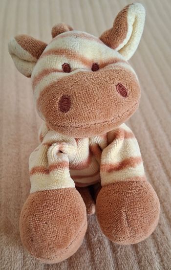 Doudou/Peluche Zèbre Noukie's Vintage