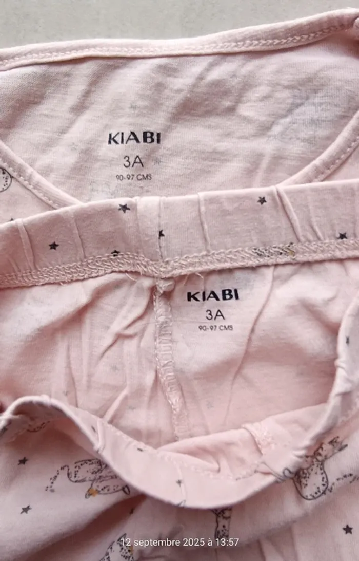 Pyjama 2 pièces léger fille - 3 ans - photo numéro 6