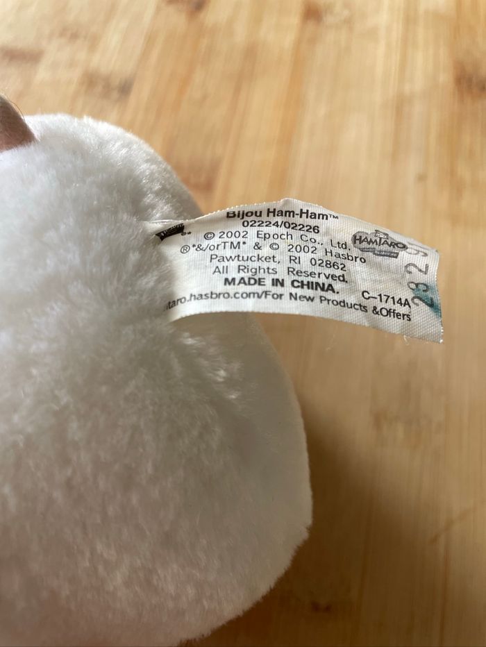🐹 Lot 2 peluches Hamtaro vintage – Hasbro 2002 - photo numéro 5