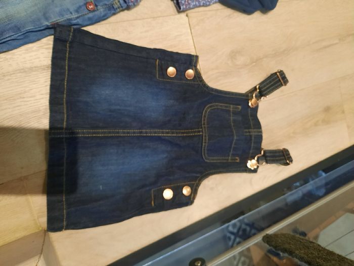 Llt ensemble jean 18 mois jupe robe ensemble - photo numéro 2