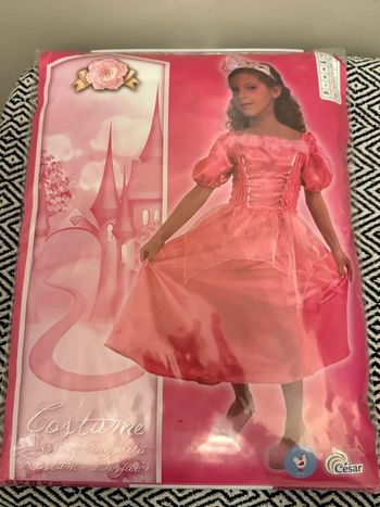Cesar - Déguisement Robe Princesse Rose 5/7 ans