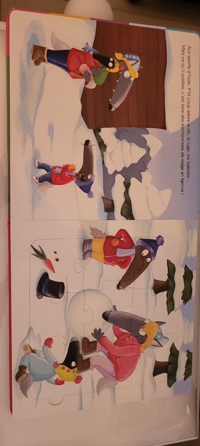 Livre puzzle Petit Loup - photo numéro 4