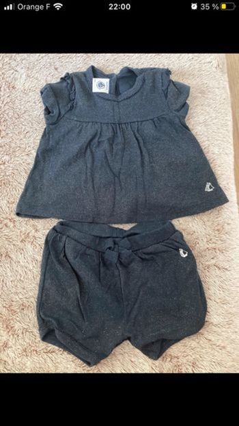 Ensemble lot Petit Bateau 6 mois