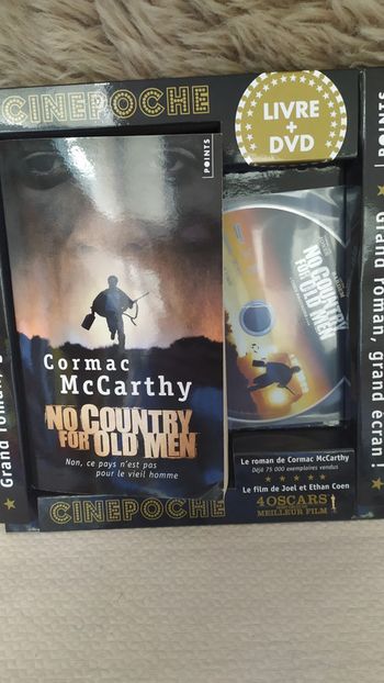 livre + dvd cinepoche '' no country for old men '' cormac mc carthy