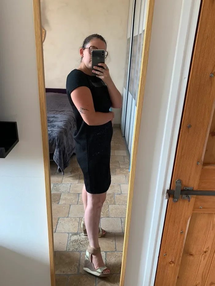 Robe La Fée Maraboutée noire taille 38 - photo numéro 6