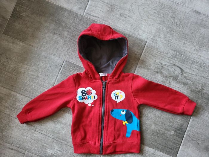 Magnifique gilet polaire intérieur  mini gang 12mois comm3 neuf - photo numéro 2