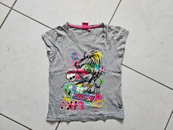T-shirt MC fille Monster high 10 Ans CHEV